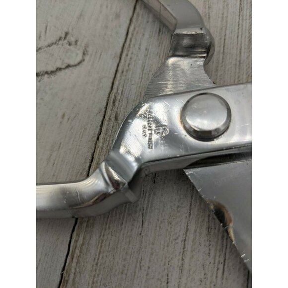 AS Italy Chrome Kitchen Shears Scissors Bone Poultry Shellfish 10 1/2" - Picture 7 of 9